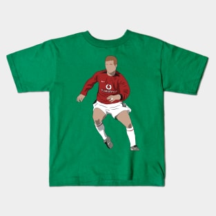 Paul Scholes United 00s Nostalgia Kids T-Shirt